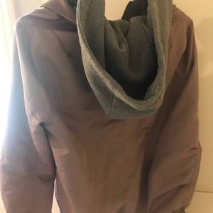 Purple & gray jacket